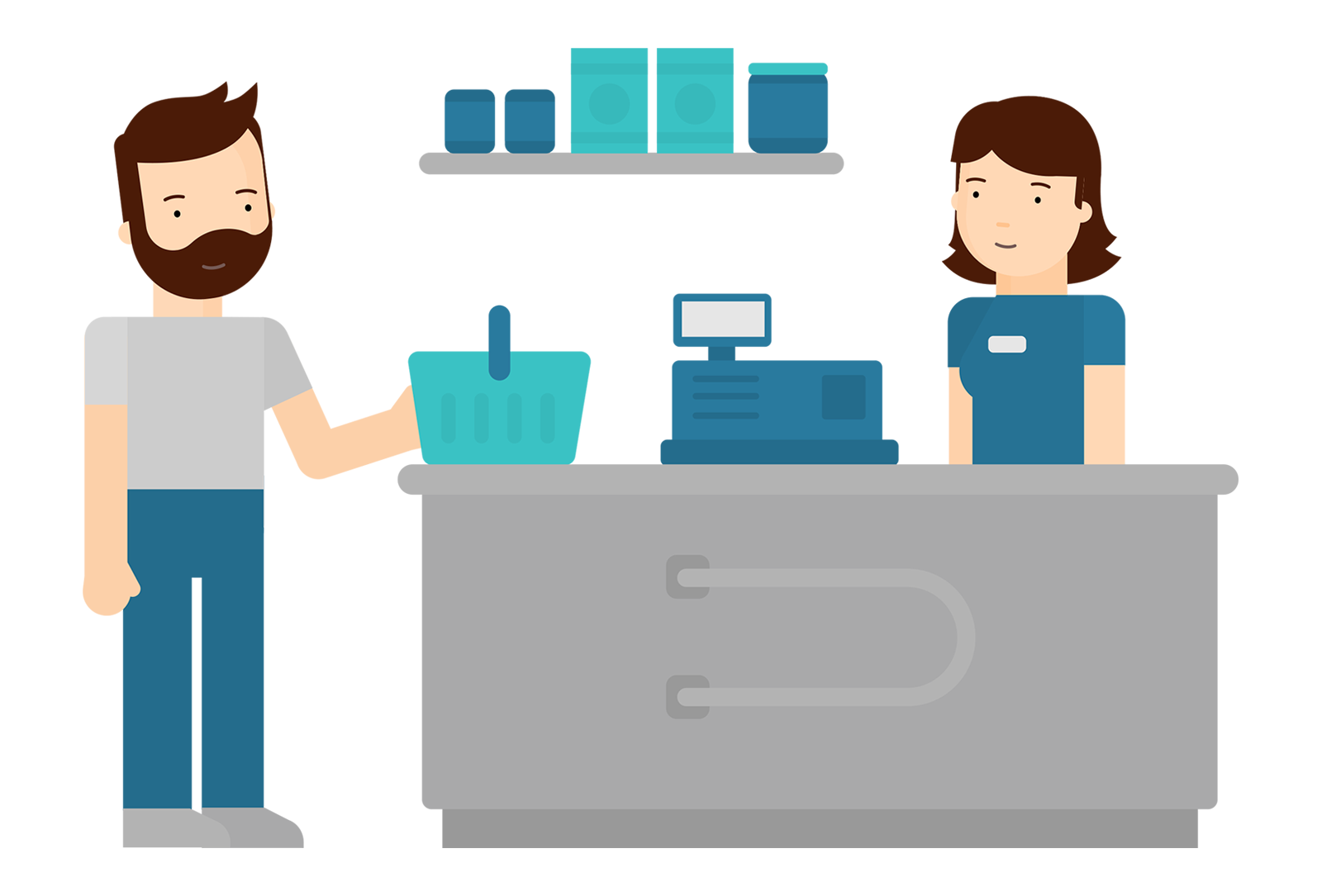 Online Employee Scheduling for Retail Stores, Shops and Supermarkets